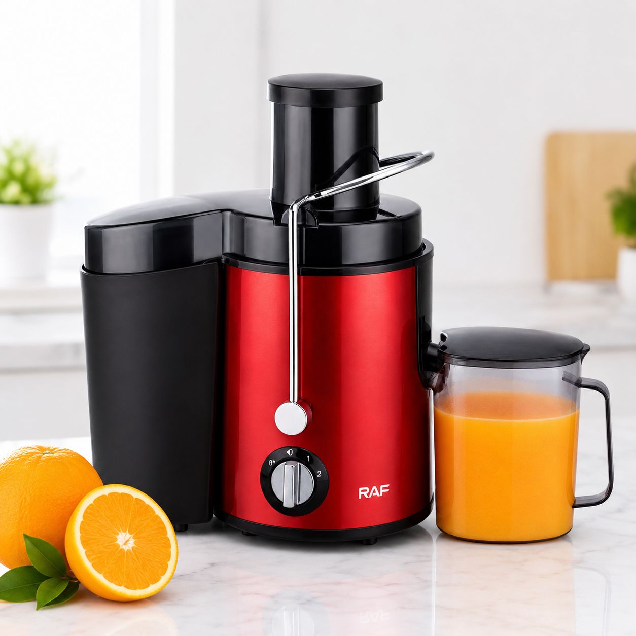 EXTRACTOR EXPRIMIDOR DE JUGOS ELÉCTRICO RAF